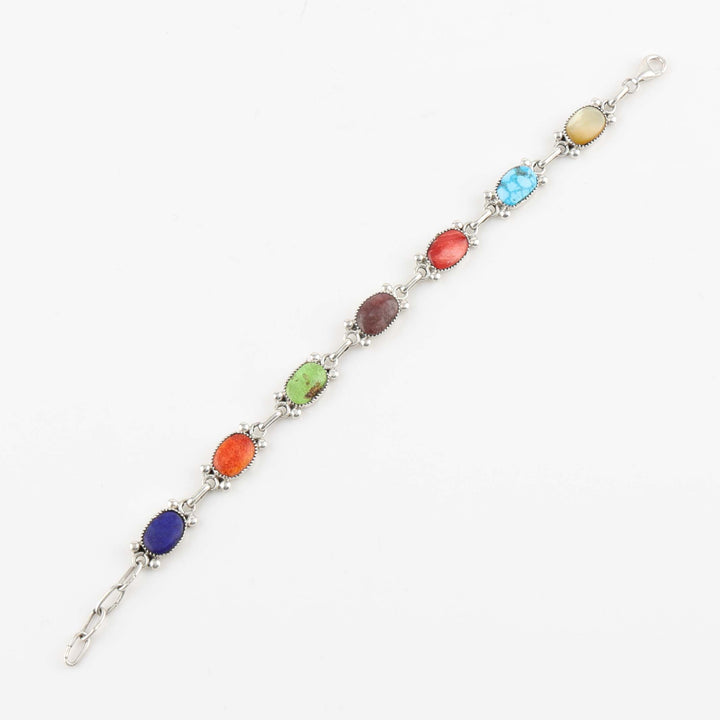 Multi-Stone Link Bracelet