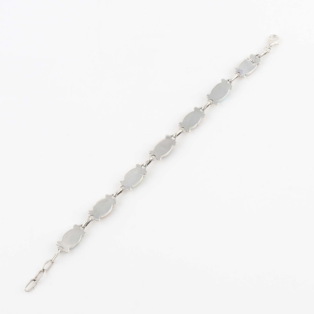 Multi-Stone Link Bracelet