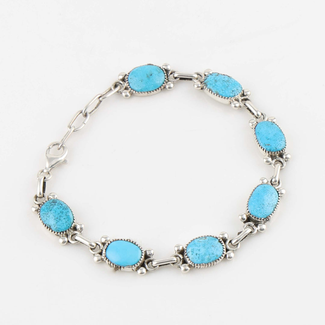 Kingman Turquoise Link Bracelet