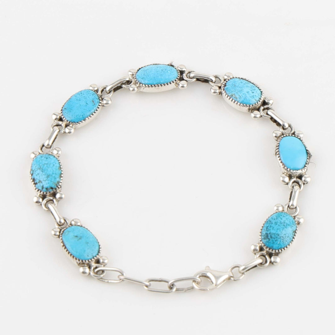 Kingman Turquoise Link Bracelet