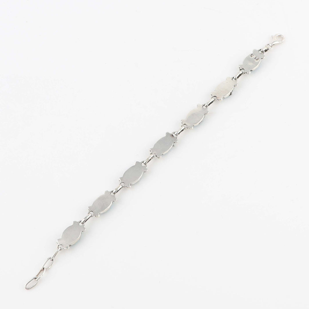 Kingman Turquoise Link Bracelet
