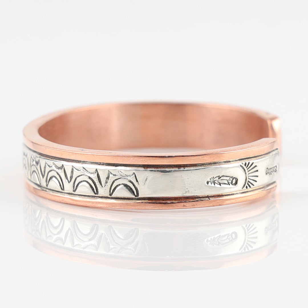 Silver on Copper Cuff