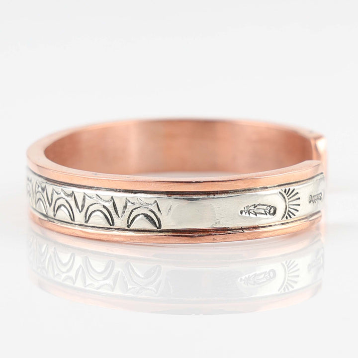 Silver on Copper Cuff