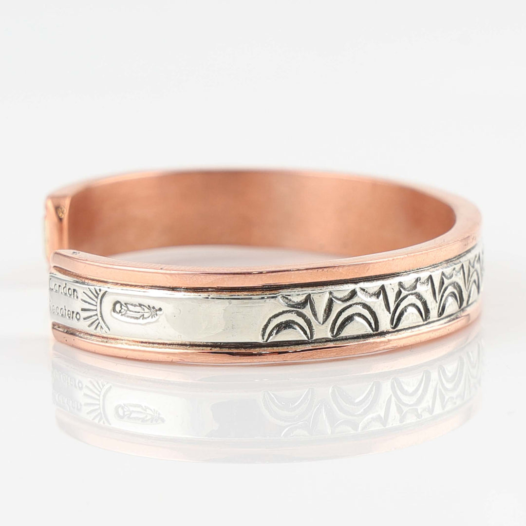 Silver on Copper Cuff
