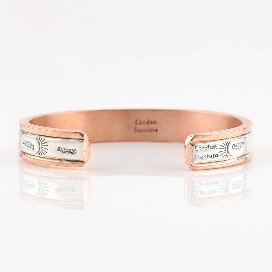 Silver on Copper Cuff