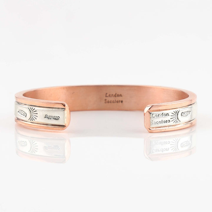 Silver on Copper Cuff
