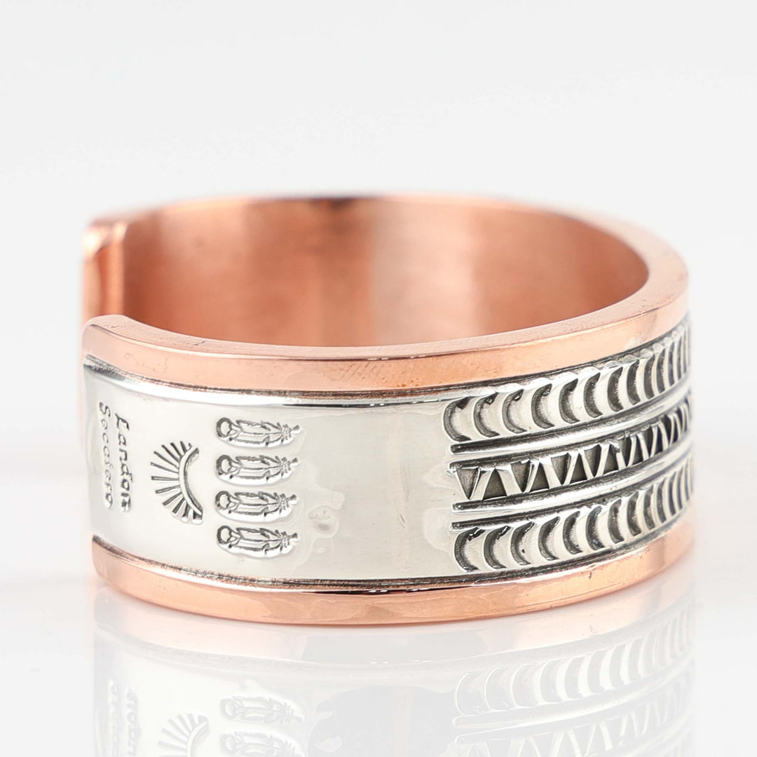 Silver on Copper Cuff