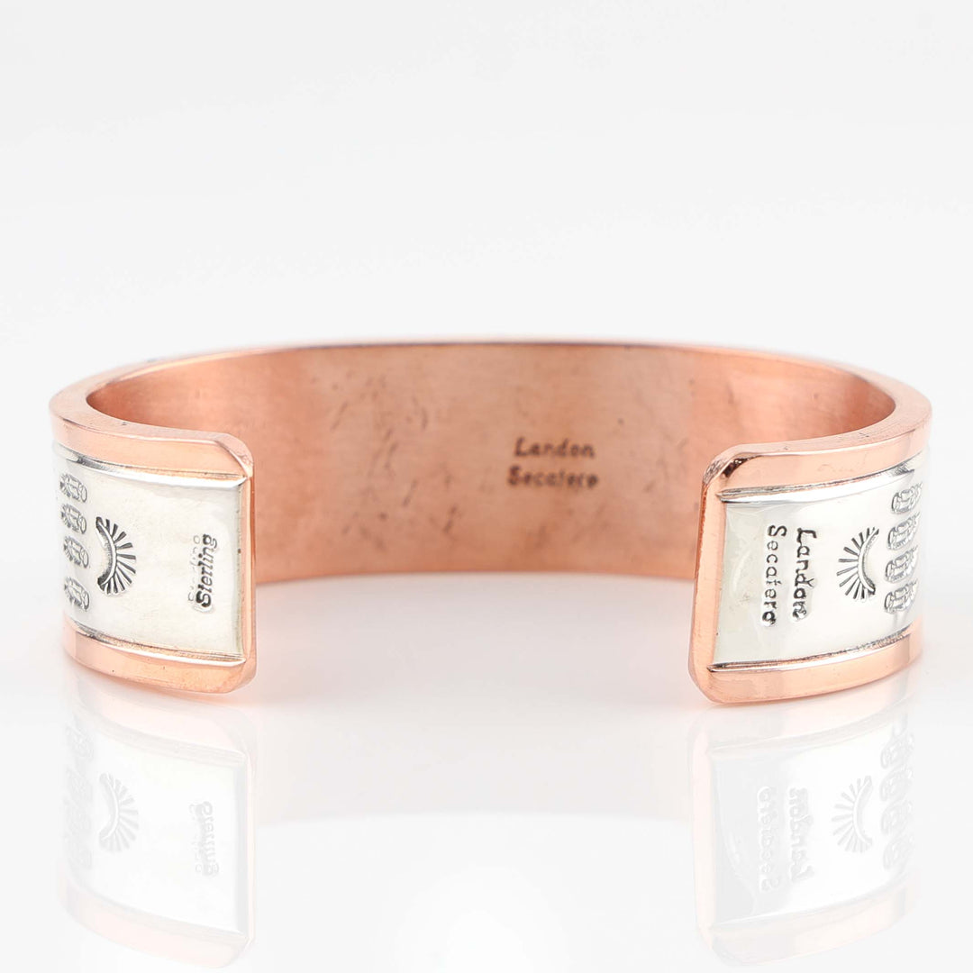 Silver on Copper Cuff