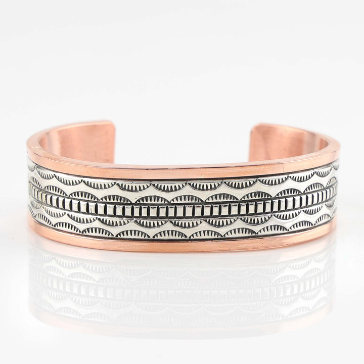 Silver on Copper Cuff