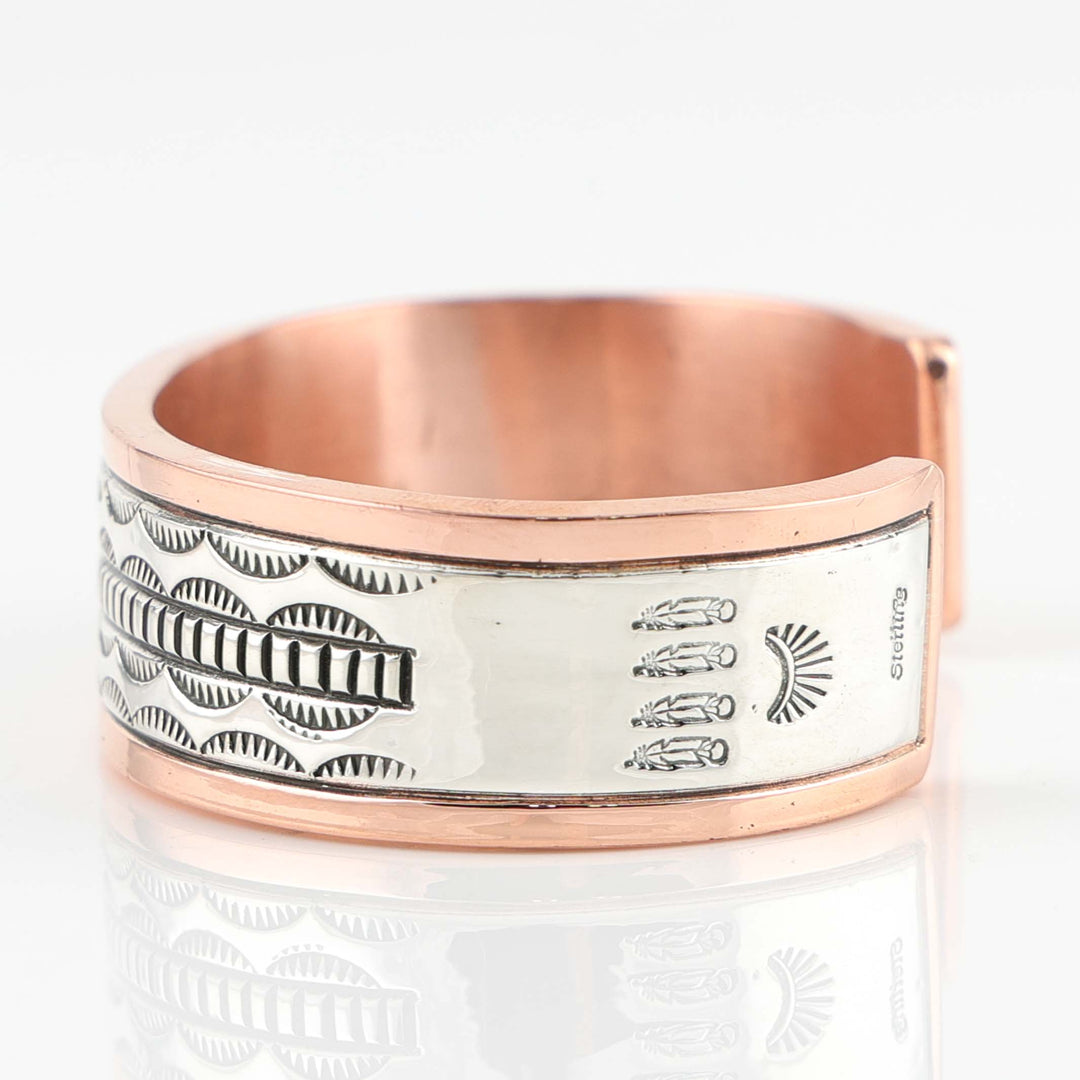 Silver on Copper Cuff