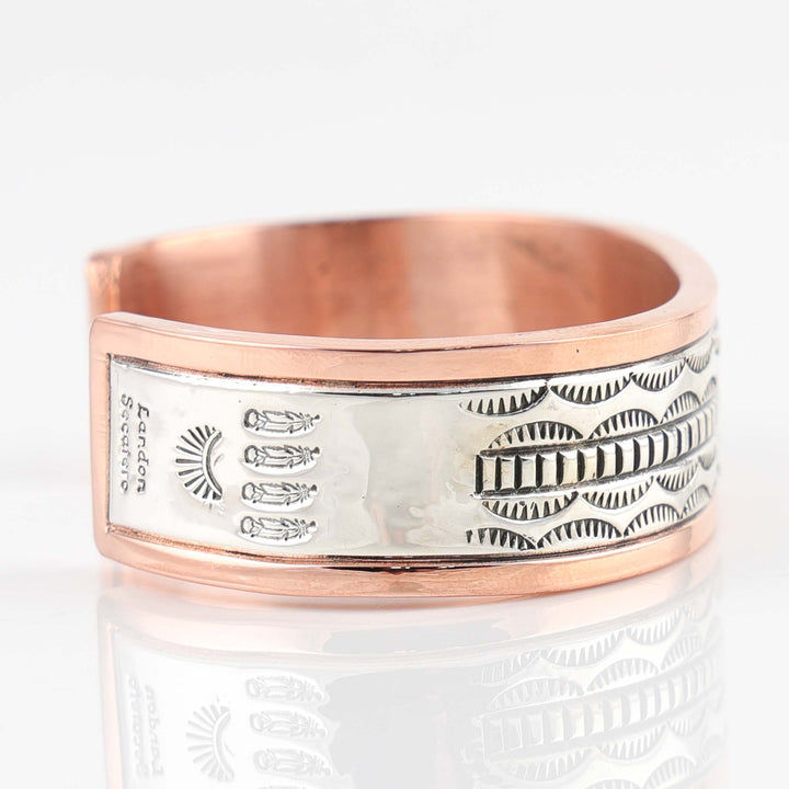 Silver on Copper Cuff