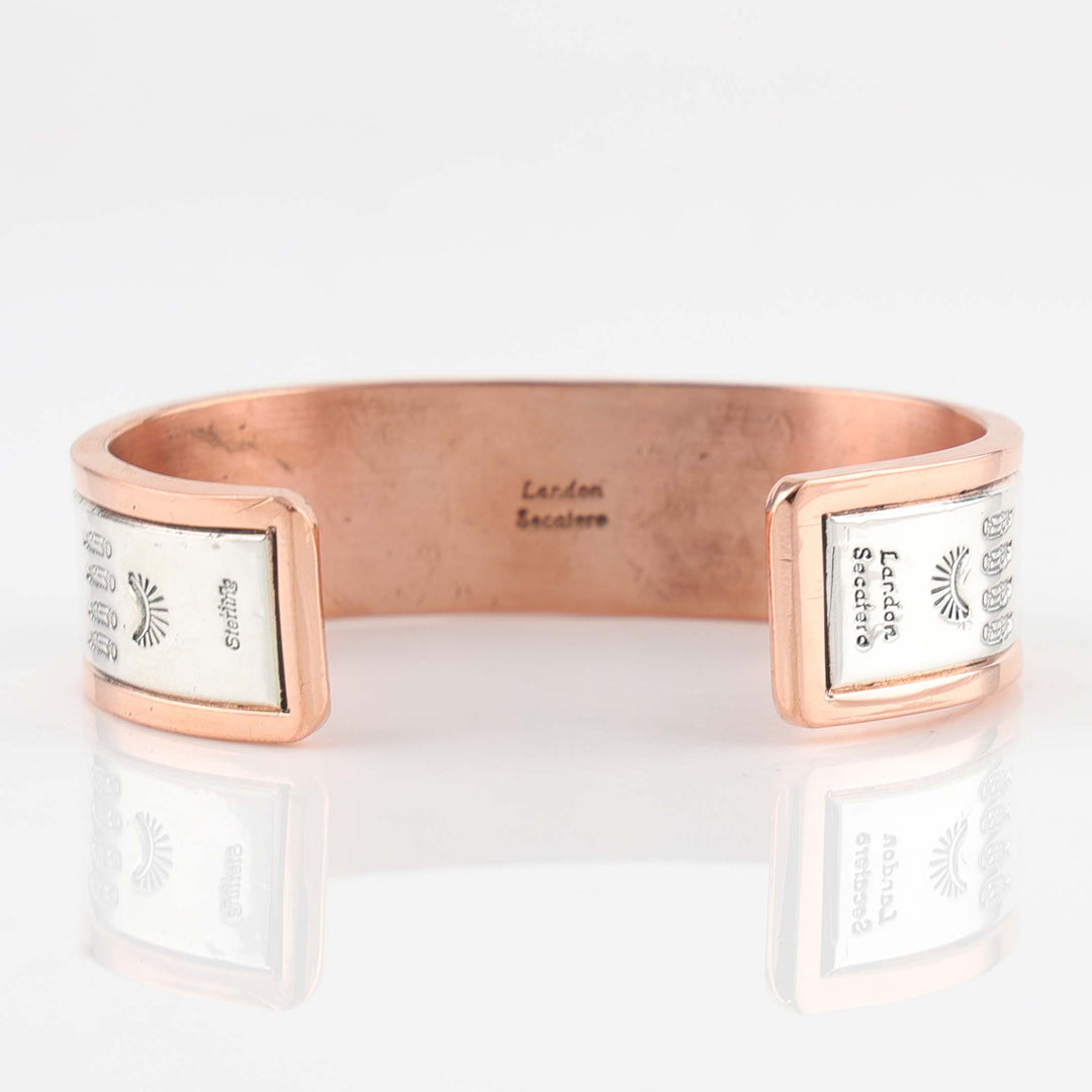 Silver on Copper Cuff