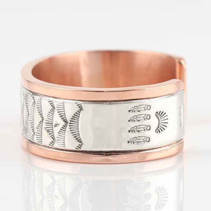 Silver on Copper Cuff