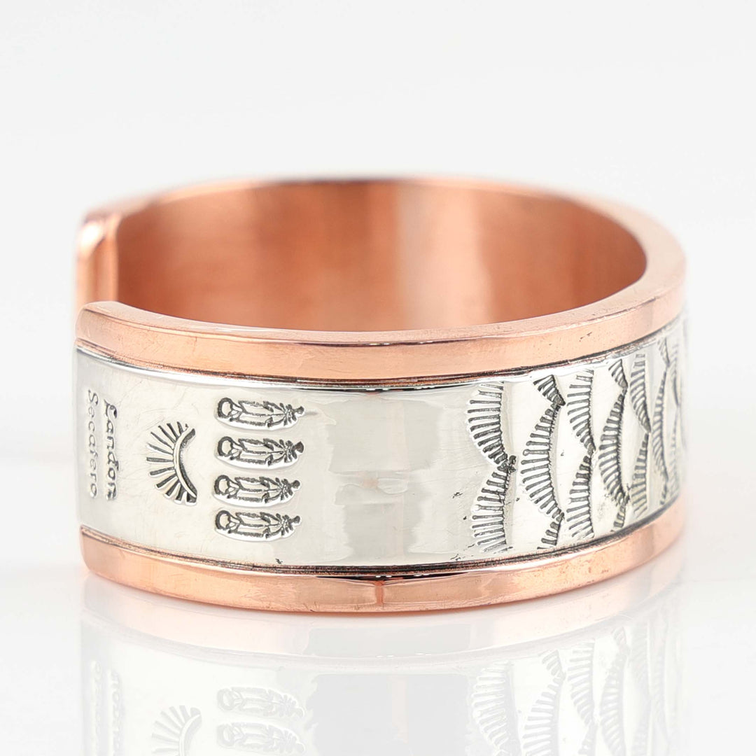 Silver on Copper Cuff