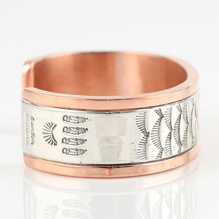 Silver on Copper Cuff