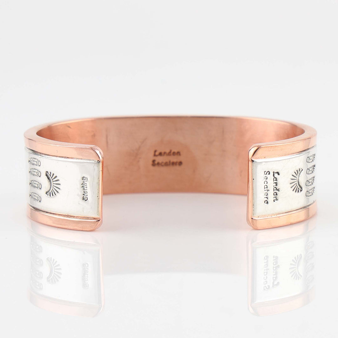 Silver on Copper Cuff