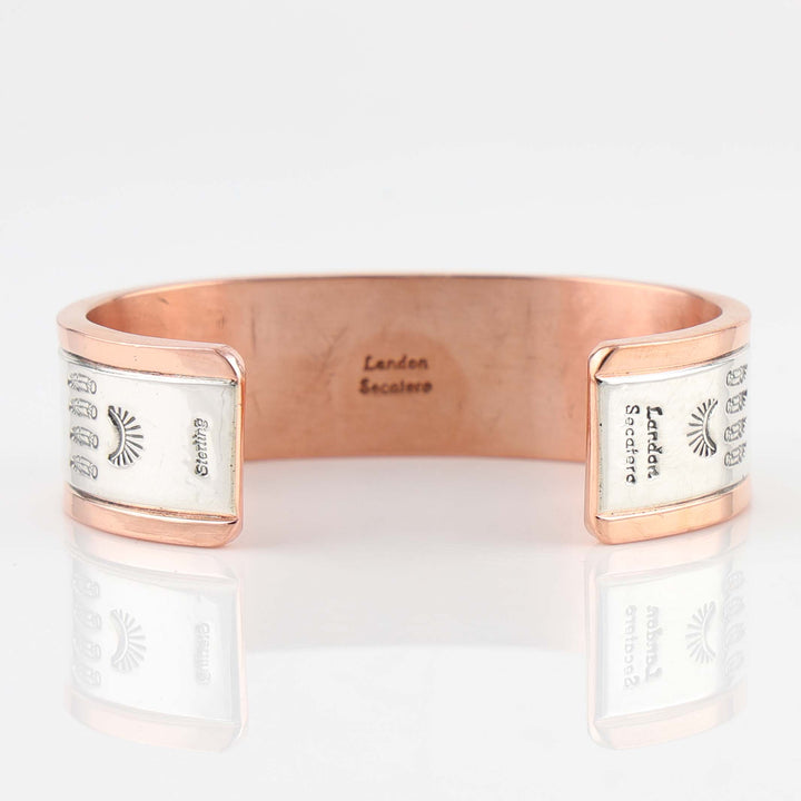 Silver on Copper Cuff