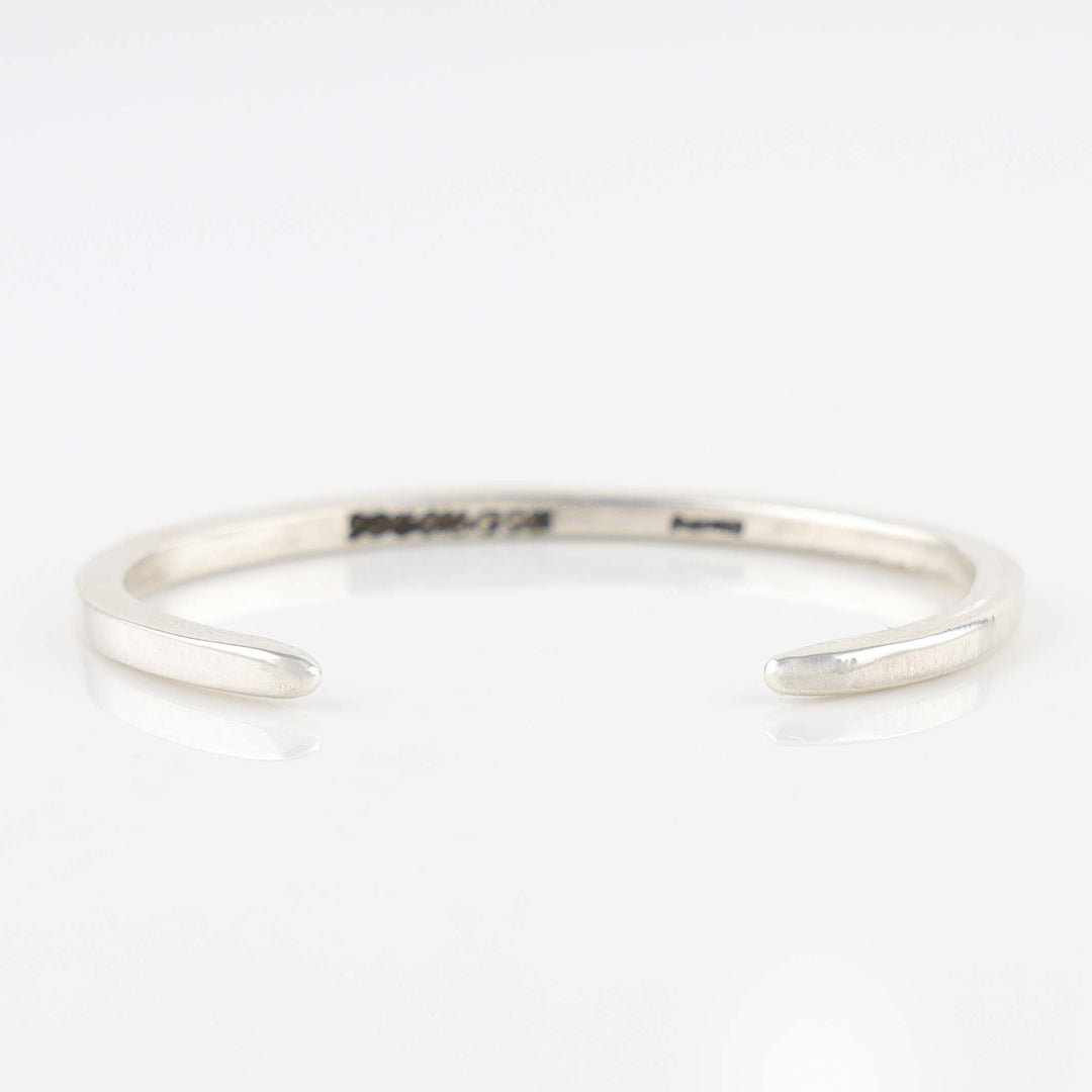 Stamped Silver Cuff