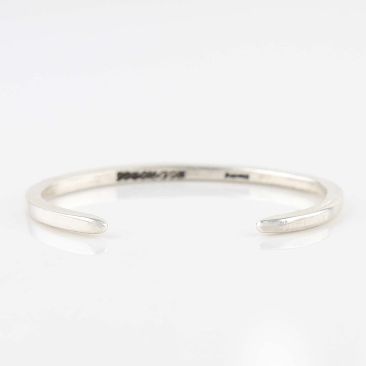 Stamped Silver Cuff