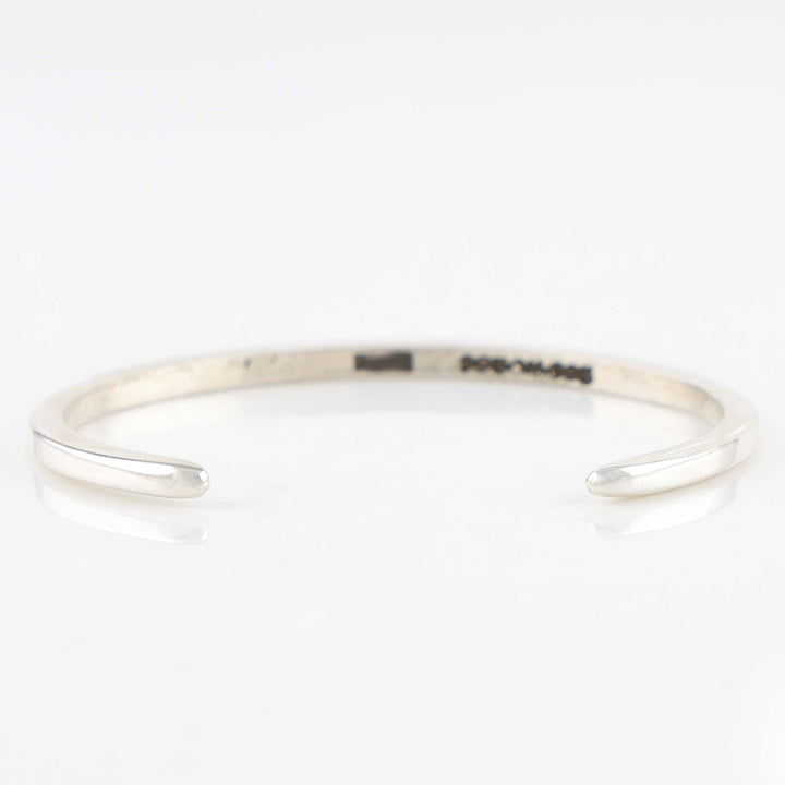 Stamped Silver Cuff