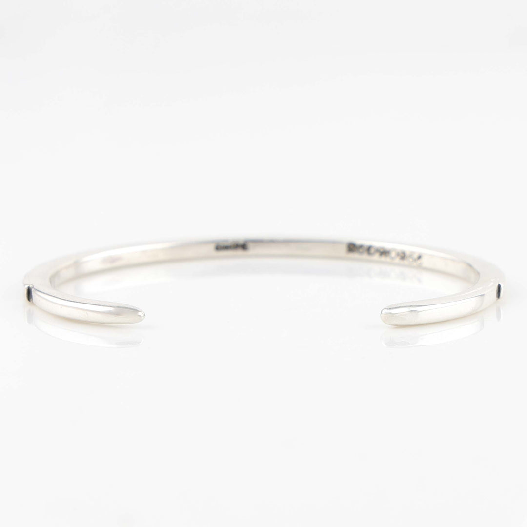 Stamped Silver Cuff