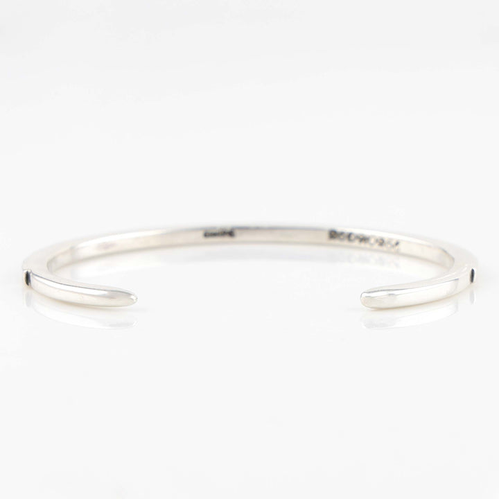 Stamped Silver Cuff