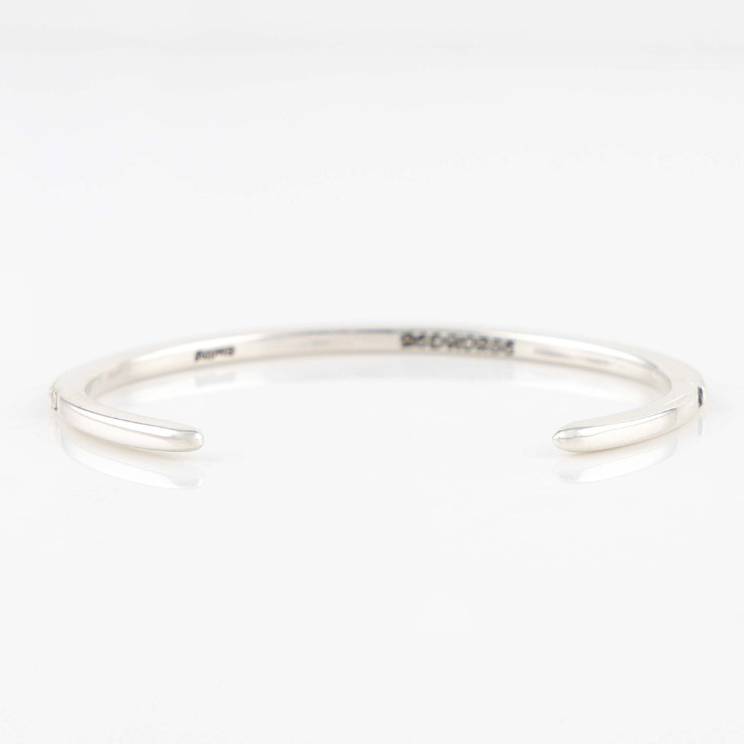 Stamped Silver Cuff