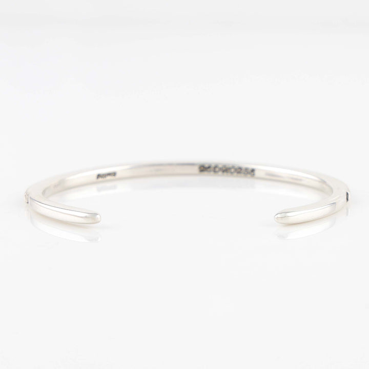 Stamped Silver Cuff