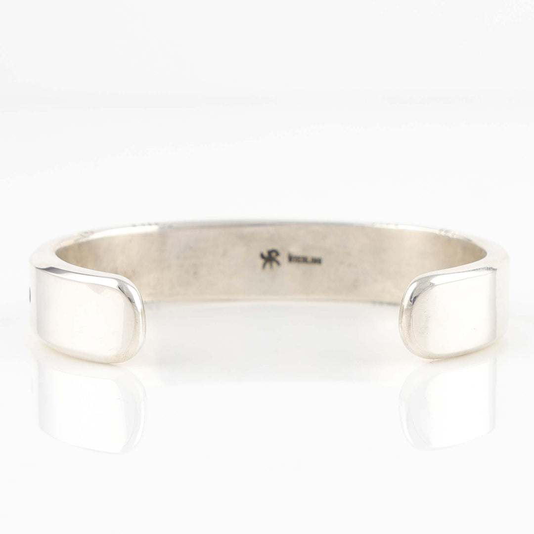 Stamped Silver Cuff