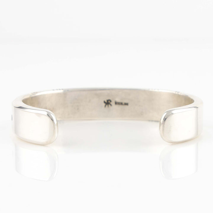 Stamped Silver Cuff