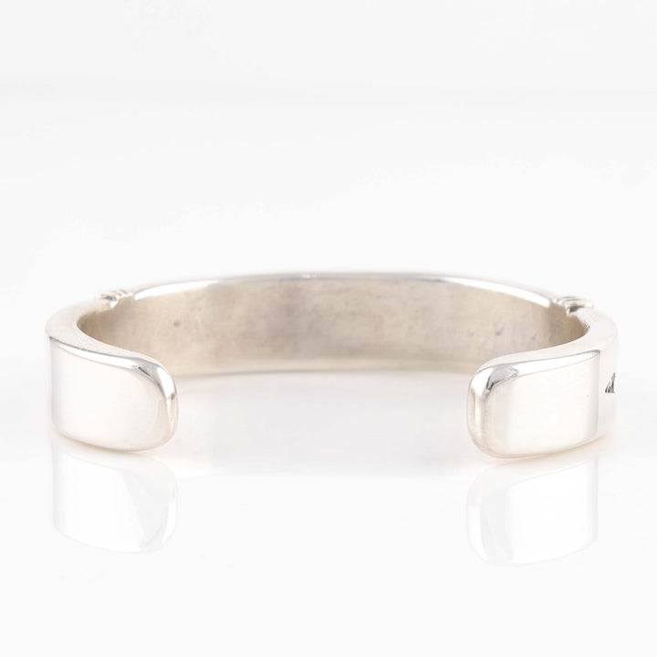 Stamped Silver Cuff