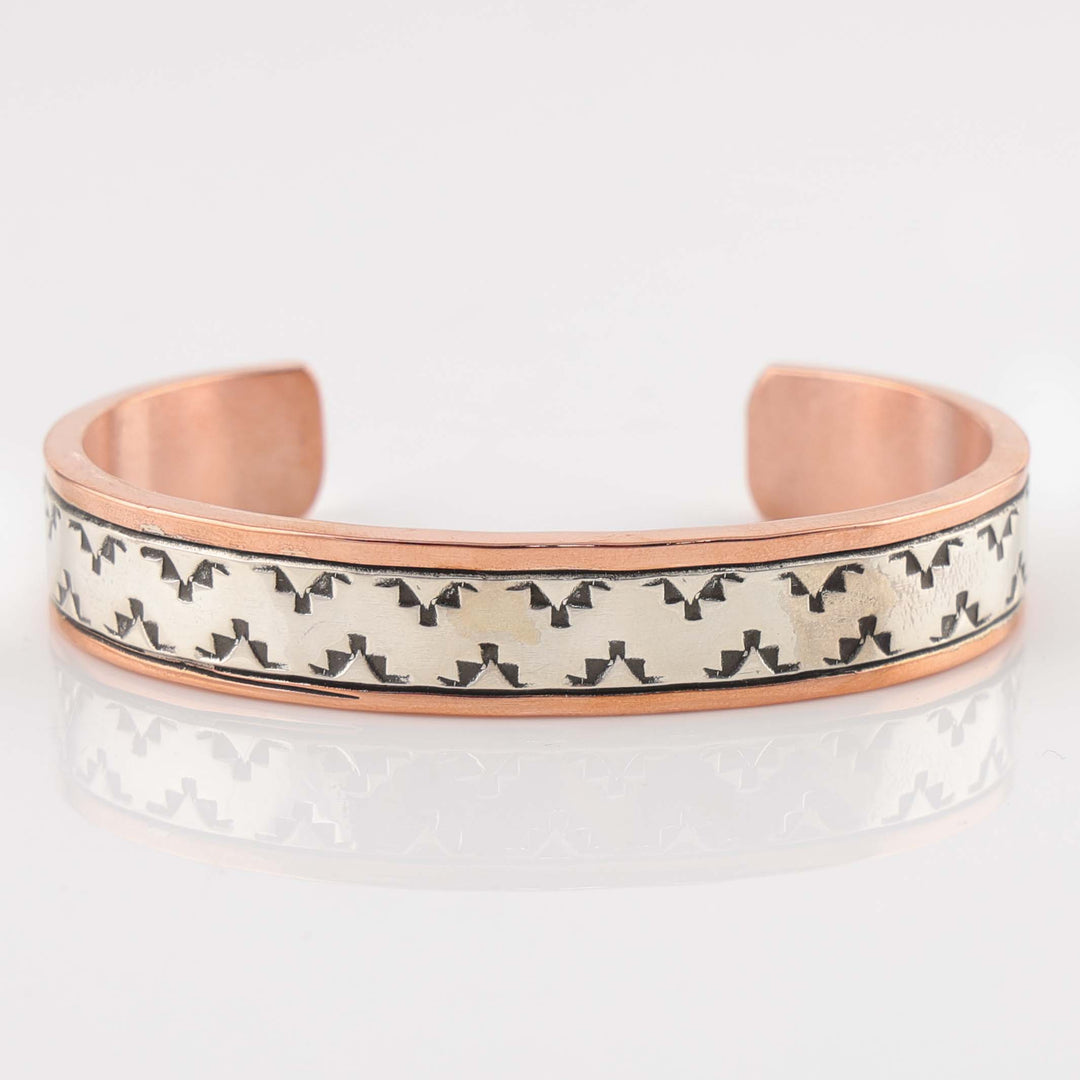 Silver on Copper Cuff