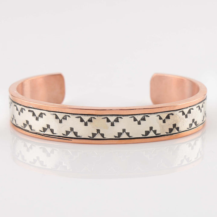 Silver on Copper Cuff
