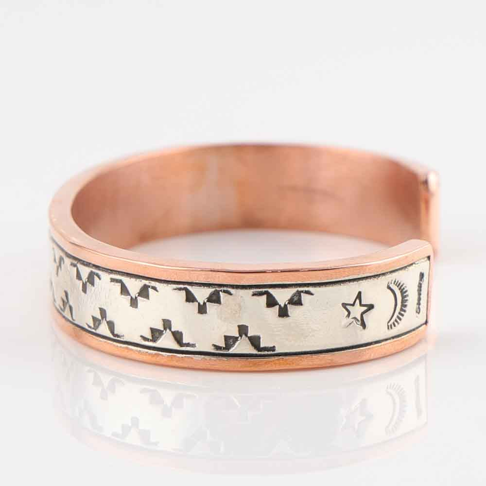 Silver on Copper Cuff