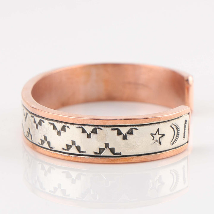 Silver on Copper Cuff