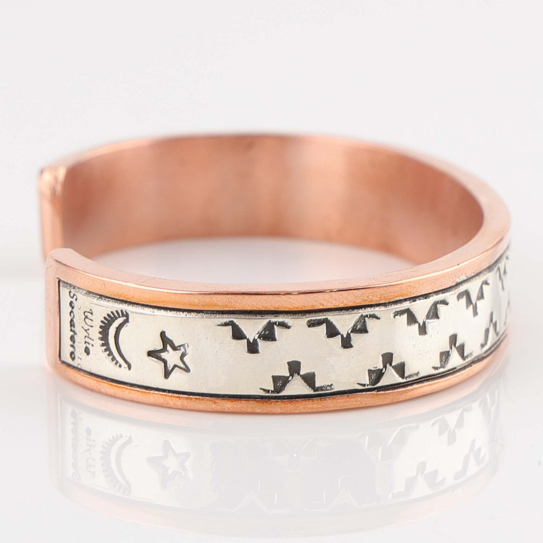 Silver on Copper Cuff