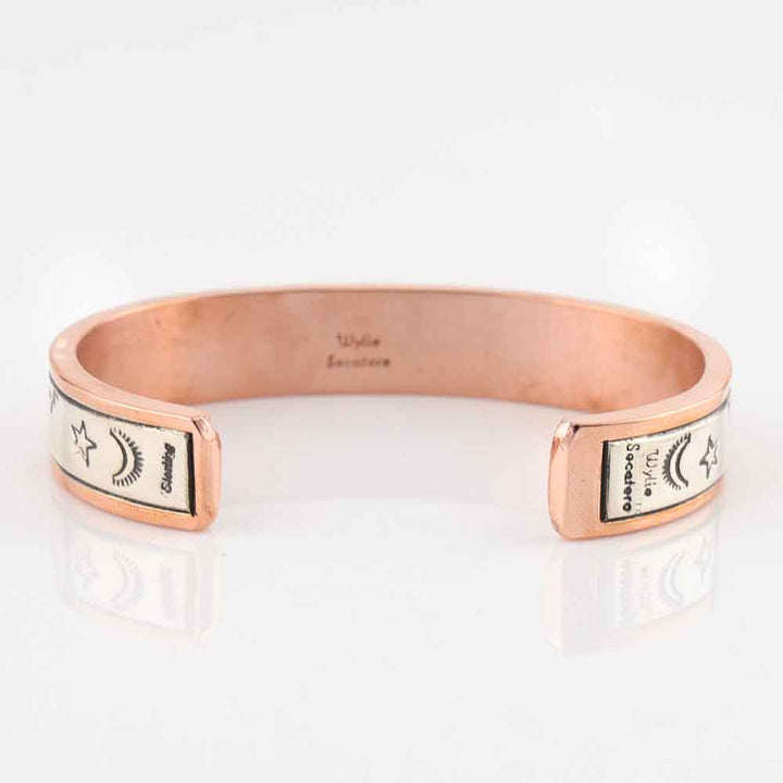 Silver on Copper Cuff