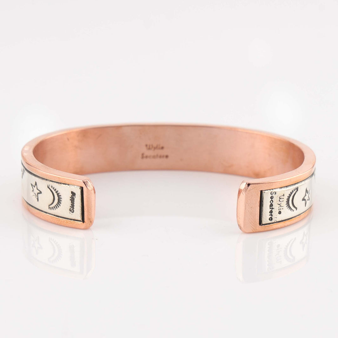 Silver on Copper Cuff