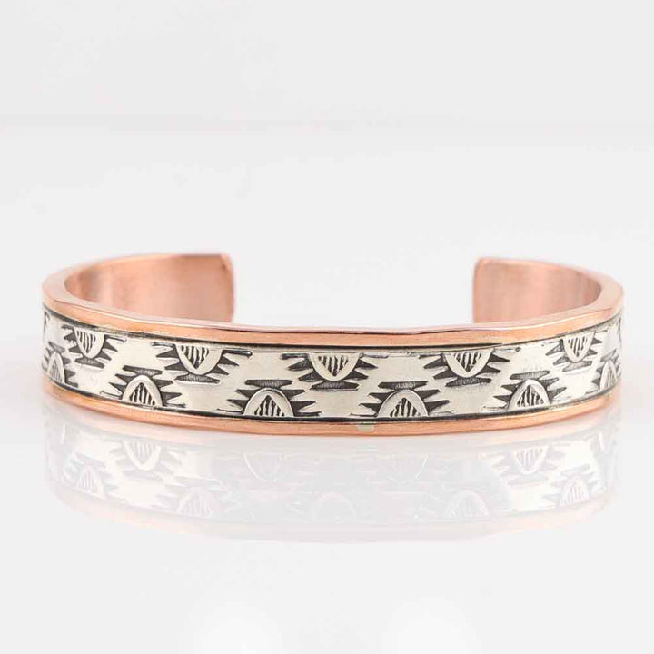 Silver on Copper Cuff
