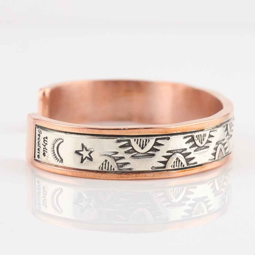 Silver on Copper Cuff