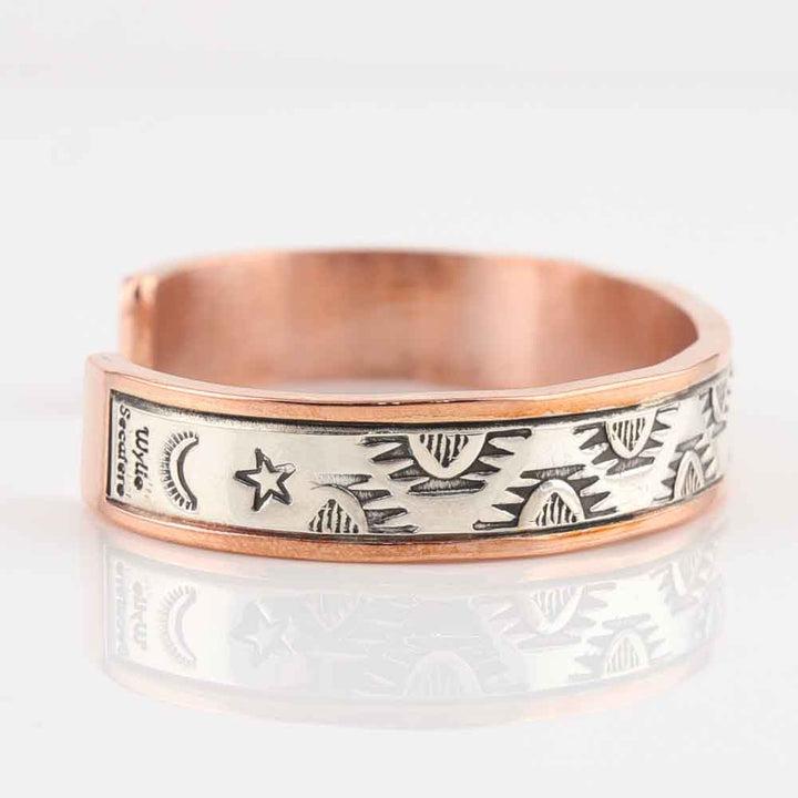 Silver on Copper Cuff