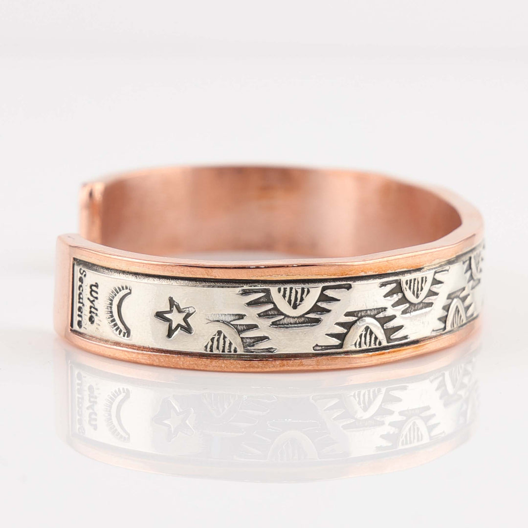 Silver on Copper Cuff