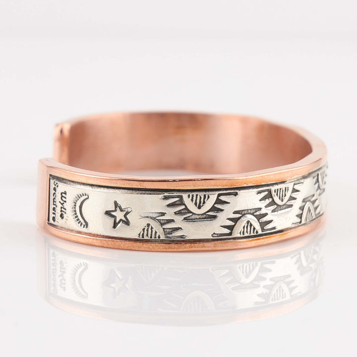 Silver on Copper Cuff