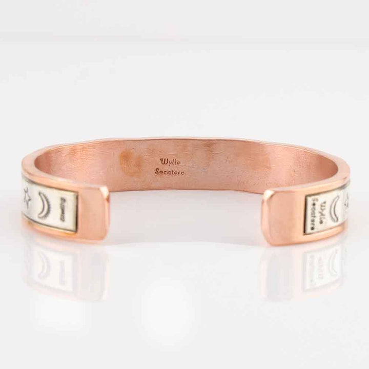 Silver on Copper Cuff