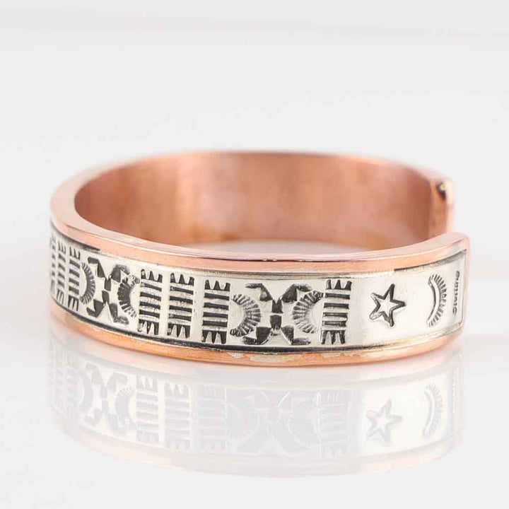 Silver on Copper Cuff