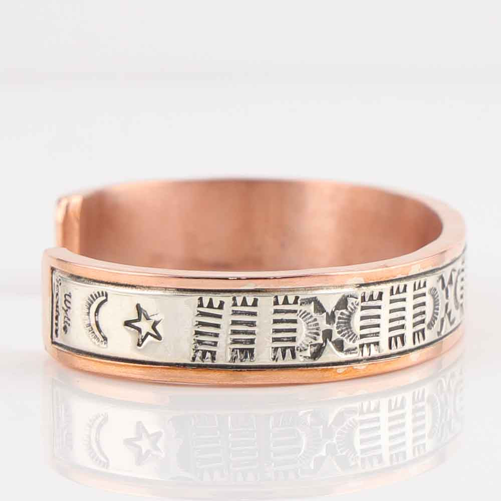 Silver on Copper Cuff