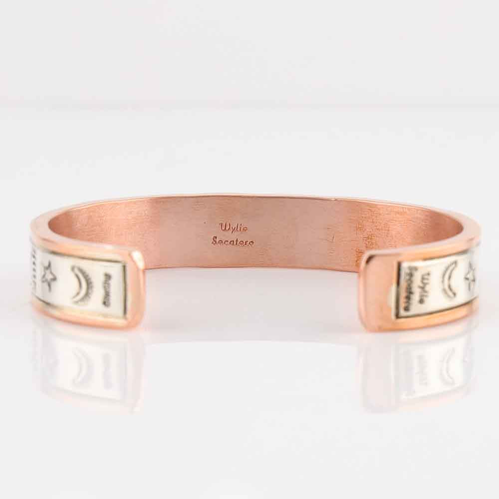 Silver on Copper Cuff