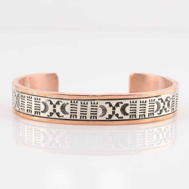 Silver on Copper Cuff