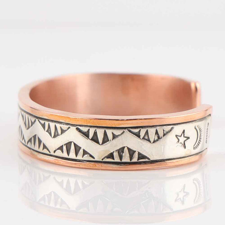 Silver on Copper Cuff