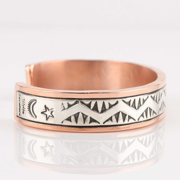 Silver on Copper Cuff